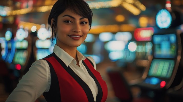 Live-dealer roulette table at dewagame888 with real dealer and multi-camera feed